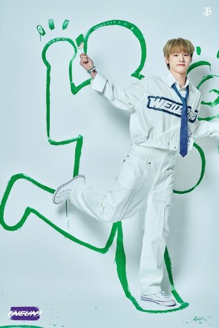 Official photos of Just B Bain for third mini album '= (NEUN)'