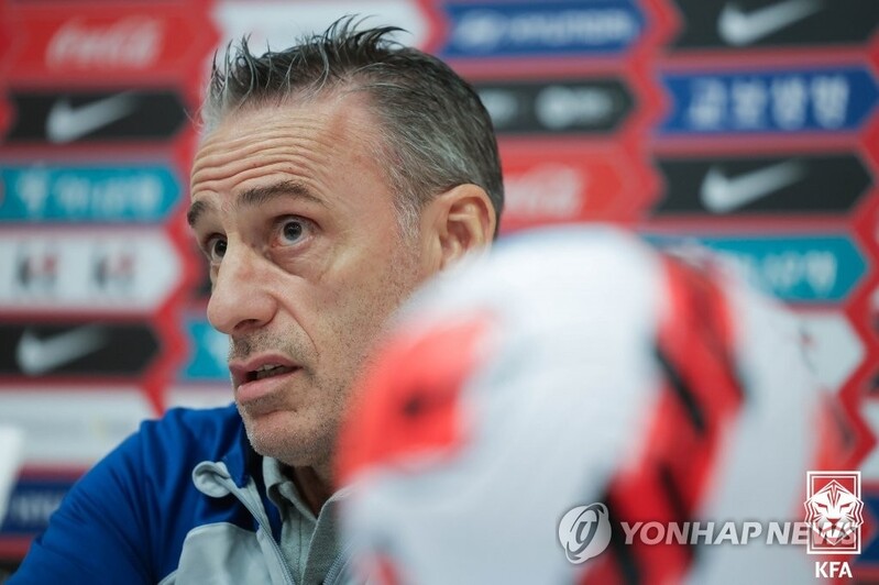 벤투 감독 "손흥민 당연히 최종 엔트리 포함…회복 돕겠다"