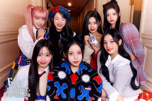 NMIXX's group teaser photos for new digital single 'Funky Glitter Christmas'