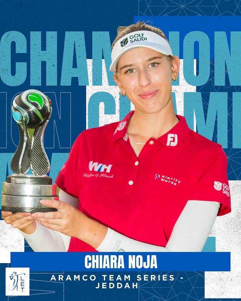 16세 노야, 유럽여자프로골프 투어 사우디아라비아 대회 우승
