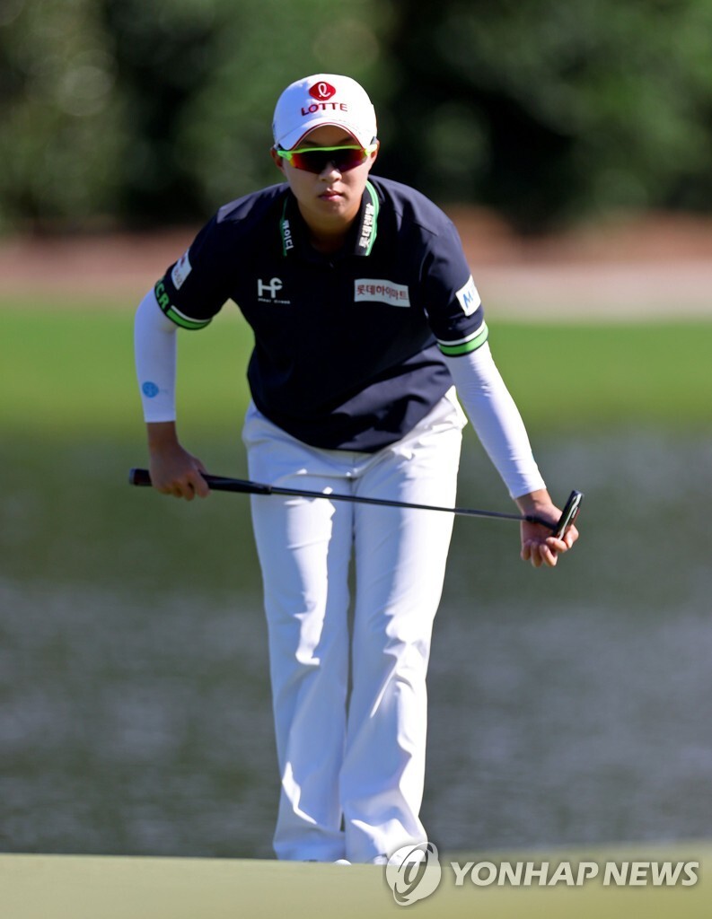 김효주, LPGA 투어 펠리컨 챔피언십 2R 공동 7위…선두는 코푸즈(종합)