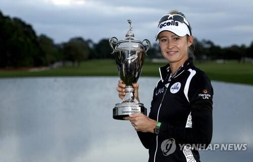 '혈전증 극복' 넬리 코다, 1년 만에 우승…김효주는 공동 17위(종합)