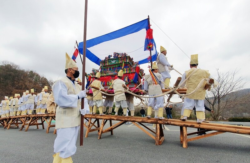 ['픽! 공주] 충남무형문화재 '봉현리 상엿소리' 3년 만에 시연