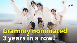 BTS named for 3 Grammy categories...3 years in a row, first in K-pop