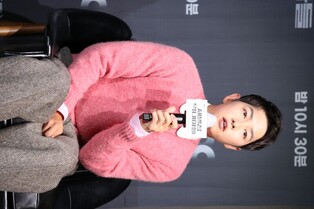 Song Joongki, Shin Hyunbeen and Lee Sungmin answering questions at press conference of drama 'The Youngest Son of a Conglomerate'