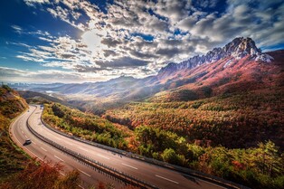 가을길부터 설악의 운무까지…미시령 힐링가도 사진 공모작 선정