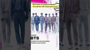 BTS wins at American Music Awards for 5th consecutive year/KF-16 fighter jet crashes, pilot escapes
