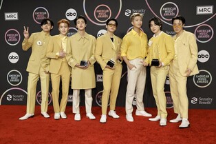 (2nd LD) BTS wins at American Music Awards for 5th consecutive year