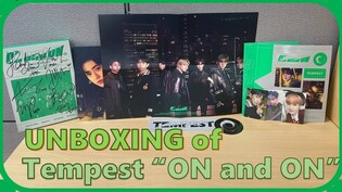 UNBOXING of TEMPEST's 3rd mini album 'ON and ON'