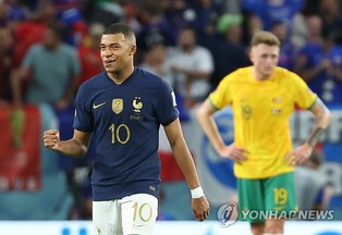 [월드컵] 프랑스, 2연패 향해 순조로운 스타트…호주 4-1 완파(종합)