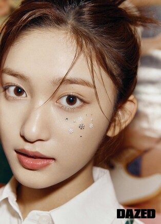 Photos of IVE's Leeseo on Dazed Magazine drops