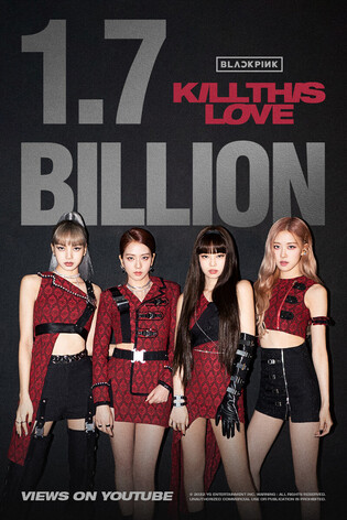 BLACKPINK's 'Kill This Love' MV surpasses 1.7 billion views