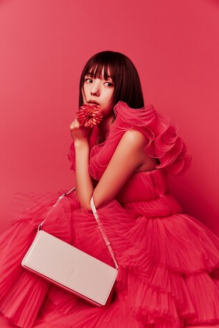 Photoshoot of Chae Soo-bin for new season of Louis Quatorez