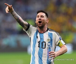 [월드컵] '첫 우승 도전' 메시, 토너먼트 무득점 징크스 1천경기만에 깼다(종합)