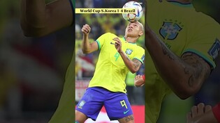 World Cup S.Korea 1-4 Brazil/N. Korea fires some 130 artillery shells