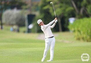 박지영, KLPGA 투어 개막전 2R 단독 선두…2위와 1타 차