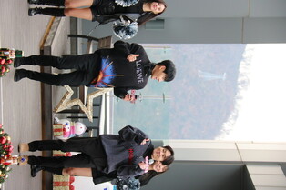 Photos of project group Cruffin at media showcase for release of carol 'My Christmas'