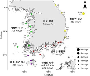 S. Korea's sea level rises nearly 10 centimeters over 33 years