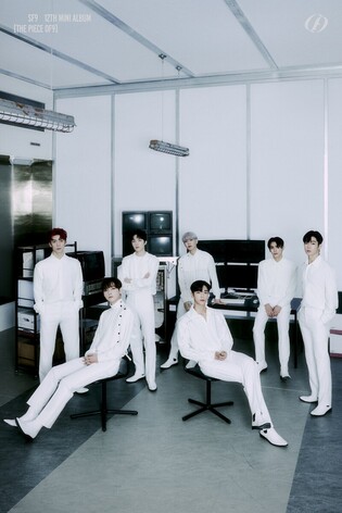 Jacket poster 'CATCH' version of boy group SF9's 12th EP 'THE PIECE OF9'
