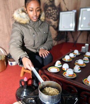 Descendants of Korean War veterans from Ethiopia to showcase 'Peace Coffee' at 'Hwacheon Sancheon Ice Festival'