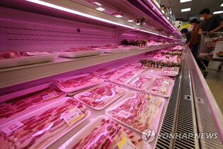 삼겹살·간장·된장, 관세 등 낮췄더니 가격 7.9~10.7% 떨어져