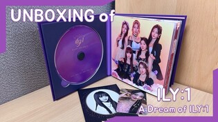 Unboxing of Rookie K-pop girl group ILY:1's first mini album 'A Dream of ILY:1'