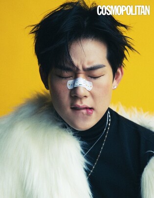 Joohoney of MONSTA X shows off his charm for Cosmopolitan photo shoot