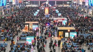 '방역 완화' 중국 춘제 철도운송객 1억9천500만명…27% 증가