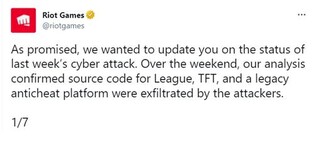 라이엇게임즈, 해커에 LoL 소스 코드 도난당해…"돈 요구 거절"