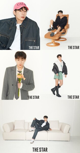 Kim Sung-kyu showcases charm in magazine pictorial shoot