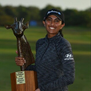 인도 아쇼크, 유럽여자프로골프 투어 개막전 케냐오픈 우승