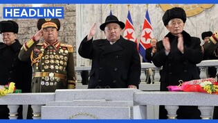 N. Korean leader attends nighttime military parade