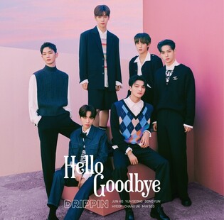 Cover image of DRIPPIN for Japan 2nd single 'Hello Goodbye'