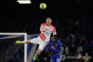 김민재, 나폴리서 첫 도움 작성…팀은 크레모네세 3-0 완파