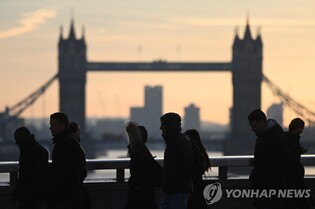 영국 1월 물가상승률 10.1%…석 달째 하락
