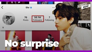 BTS V reaches 56 million Instagram followers / TXT most popular 4th gen K-pop group on TikTok