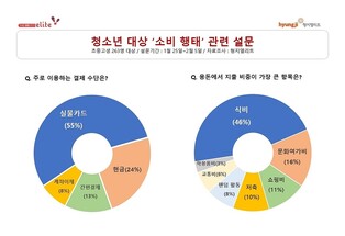 "청소년 절반, 현금 안 가지고 다녀…실물카드 사용"