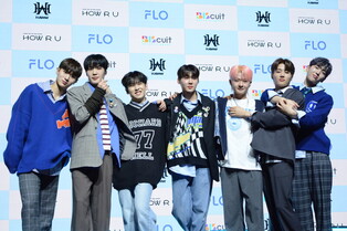 Individual and group photos of HAWW during debut media showcase of 'How R U'