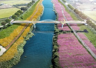 화순천 고수부지에 123억원 들여 '꽃강길' 조성
