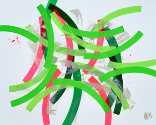 아버지와의 기억이 담긴 녹색 컬러밴드…아트사이드 하태임展