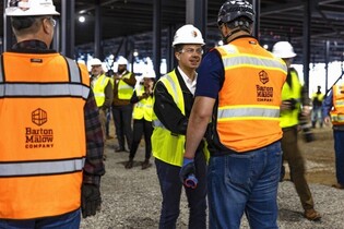 U.S. transport secretary visits SK battery plant site in Kentucky