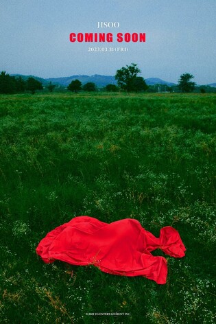 COMING SOON poster for BLACKPINK Jisoo's solo poster