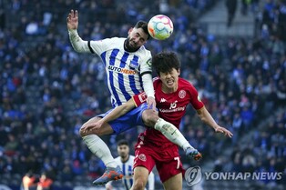 '이재성 58분' 마인츠, 헤르타와 1-1 무…리그 4연승 중단