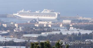 해군기지와 공동사용 제주민군복합항에 3년여만에 크루즈 손님