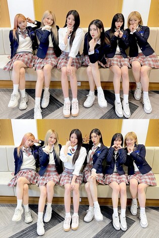 Photos of K-pop girl group 'TRI.BE' at fan meet drops