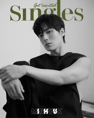 Photos of Monsta X's Lee Min-hyuk from magazine 'Singles' drop
