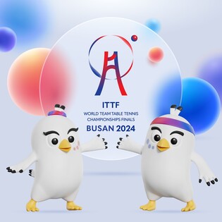 Mascots, emblem for table tennis worlds in Busan unveiled