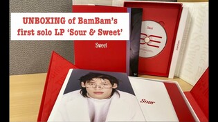 Unboxing of BamBam's first solo LP 'Sour & Sweet'