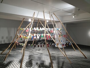 주식 정원·깡통 통신…재불작가 김순기의 신작 설치·영상작업