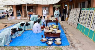 옛 보부상 추모…보령 등 6군 상무사 임소서 한식 속절제
